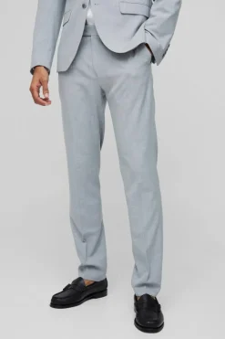 Clearance boohooMAN Skinny Suit Trousers grey