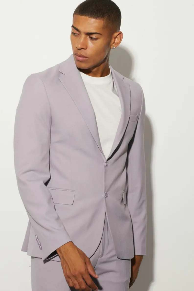Sale boohoo Skinny Suit lilac
