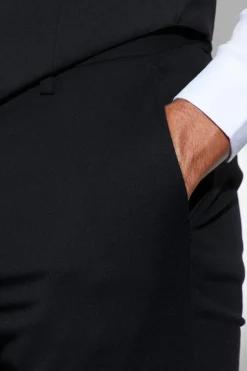 Discount boohooMAN Slim Suit Trousers black