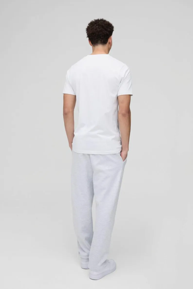Online boohooMAN Slim BM Signature Basic T-shirt white