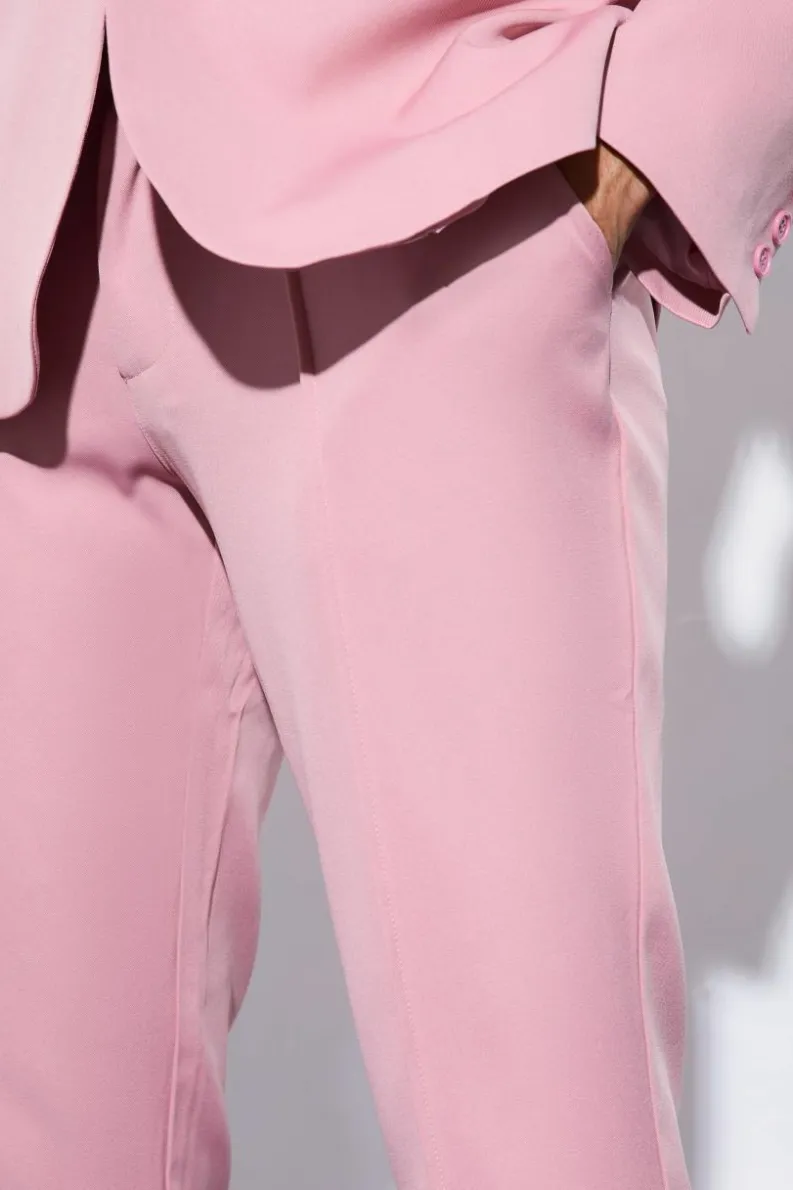 Cheap boohoo Slim Fit Pink Suit dusty pink
