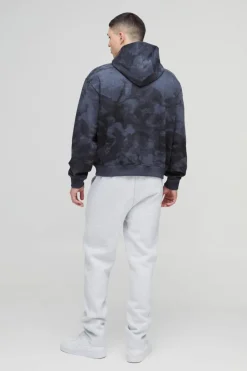 Fashion boohooMAN Slim Fit Rib Detail Joggers grey marl