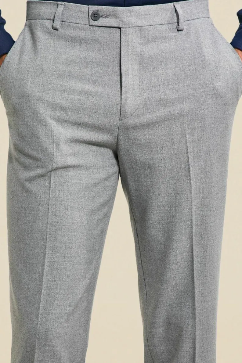 Discount boohooMAN Slim Suit Trousers grey