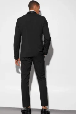 Flash Sale boohoo Slim Tuxedo black