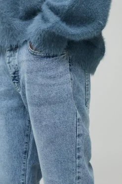 Clearance boohooMAN Straight Rigid Jean light blue