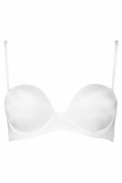 Clearance boohoo Strapless Super Push Up Bra white