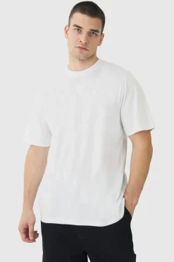 Best Sale boohooMAN Tall Basic Crew Neck T-shirt white