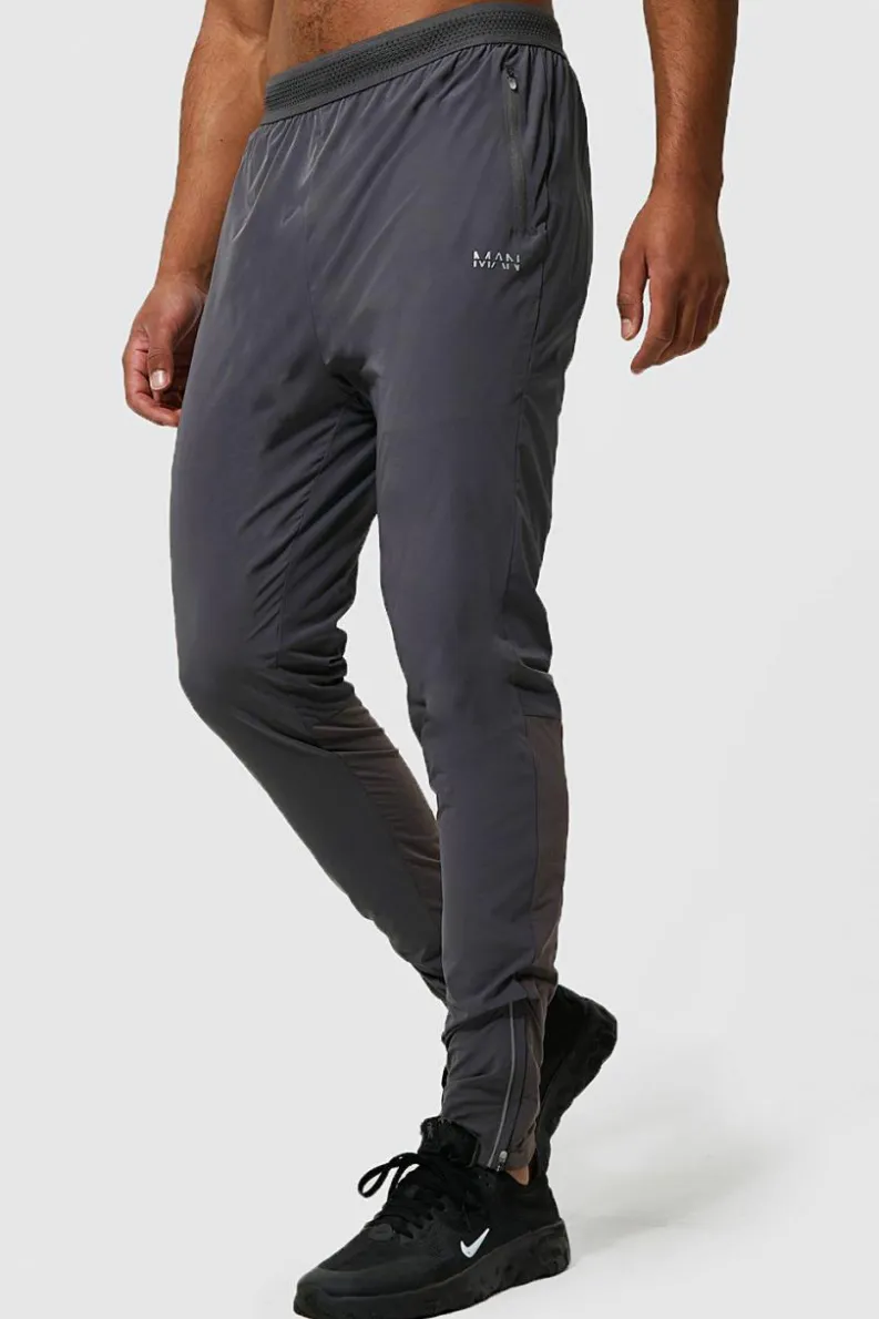 Best boohooMAN Tall Man Active Gym 2 Pack Lightweight Tapered Jogger black