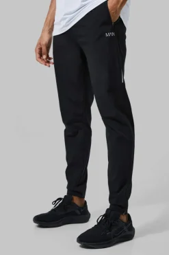 New boohooMAN Tall Man Active Lightweight Skinny Performance Joggers black