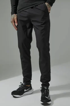 Best Sale boohooMAN Tall Man Active Training Dept Stretch Woven Jogger black