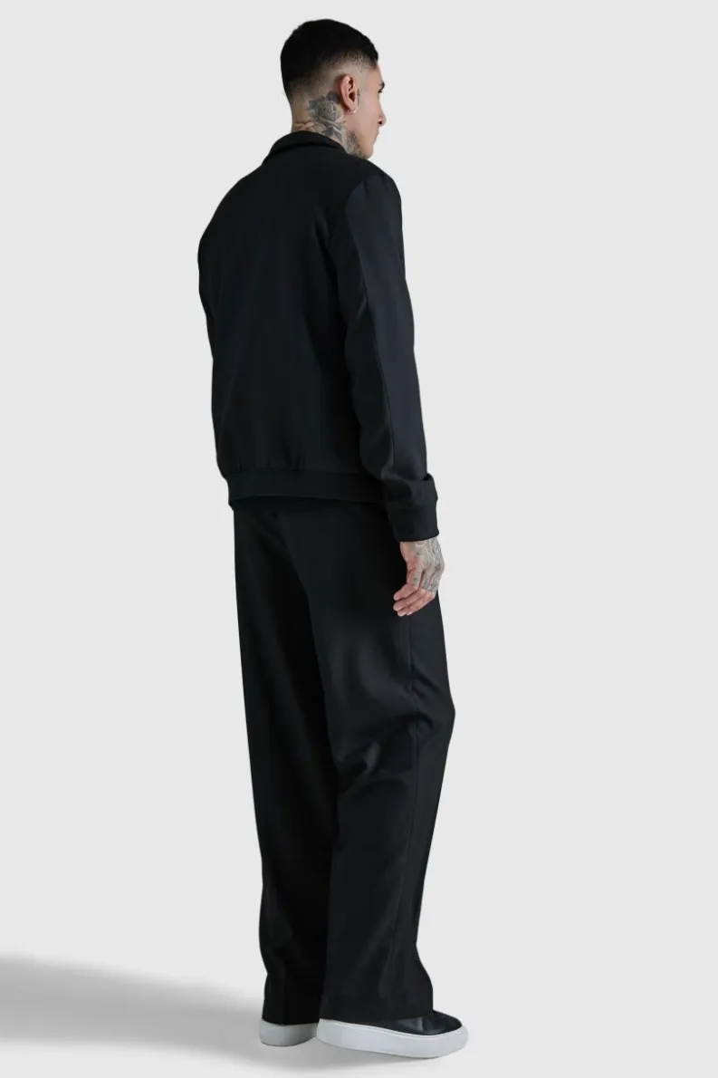 Sale boohoo Tall Smart Bomber and Trouser Set in black