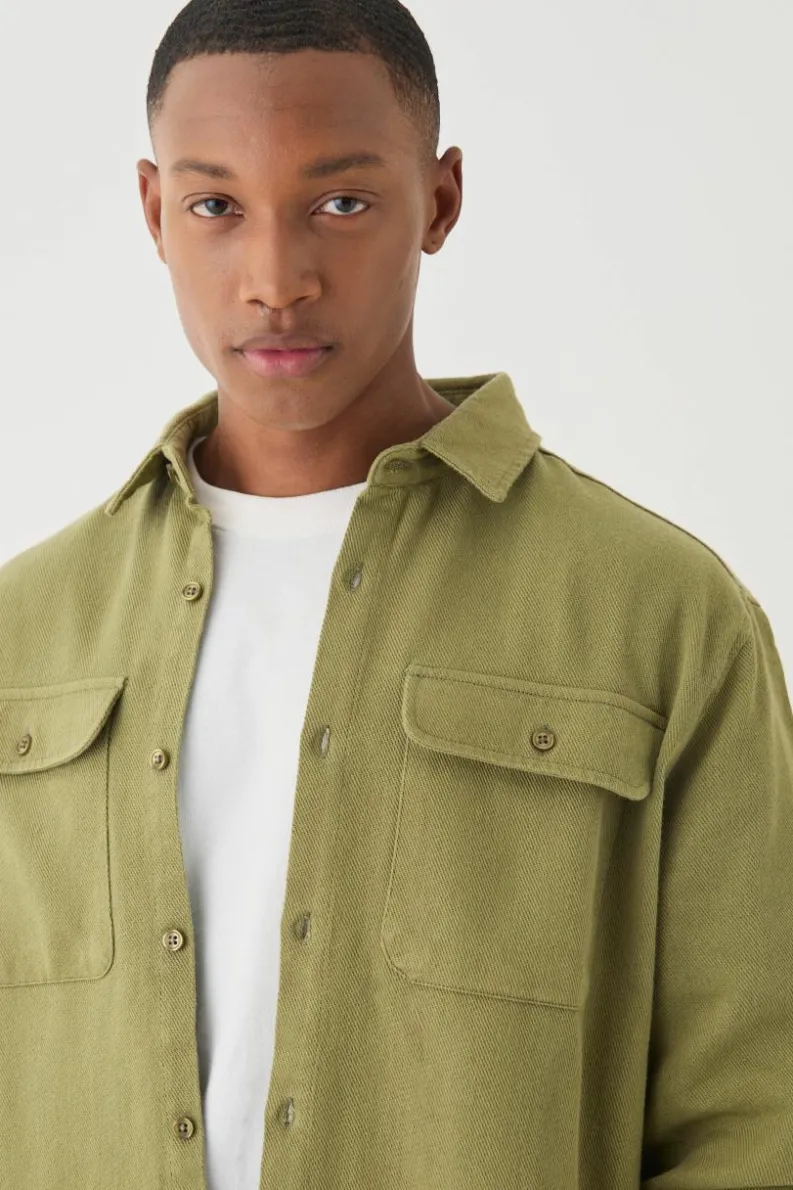 Clearance boohoo Textured Straight Fit Set khaki