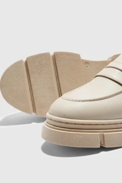 Store boohooMAN Track Sole Loafer stone