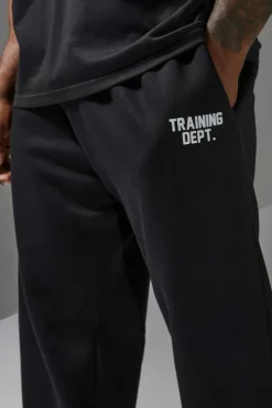Flash Sale boohooMAN Training Dept Oversized Jogger black
