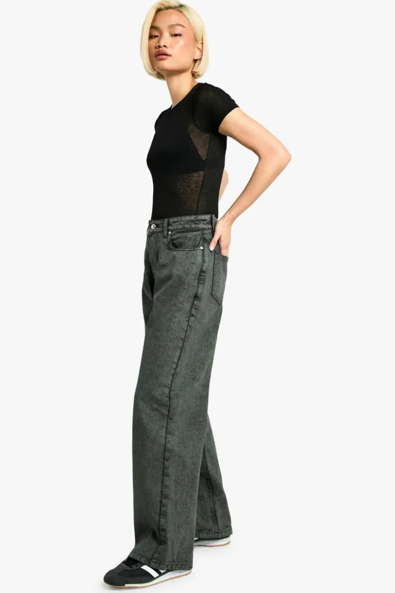 Online boohoo Boyfriend Jean vintage wash
