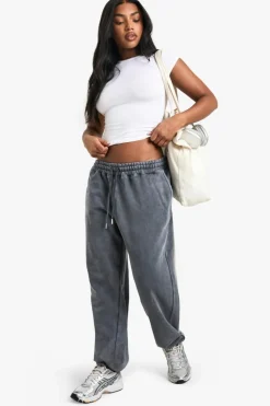 Discount boohoo Washed Oversized Jogger charcoal